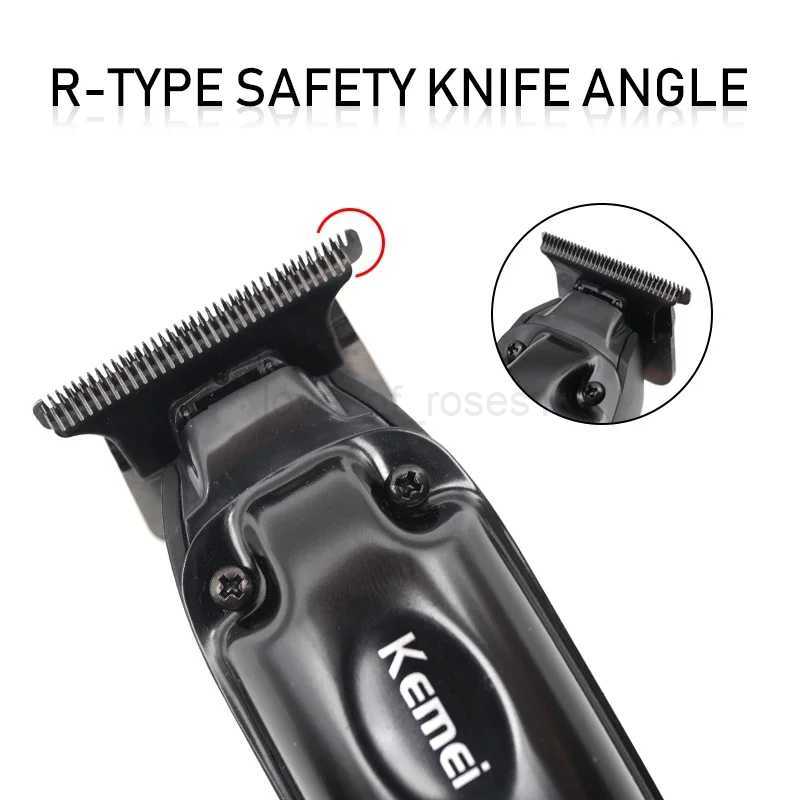 Kemei KM-1578 Mens Haircut Machine USB Charging Hair Cutting Machine Professional Hair Clipper LCD Display Hair Trimmer MachineM240715