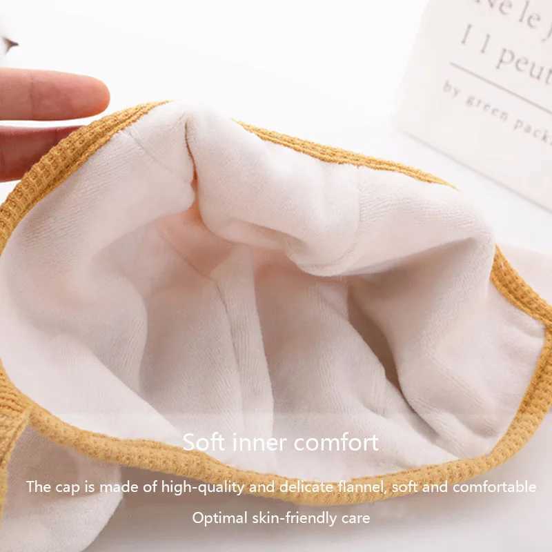 Cute rabbit baby hat cartoon rabbit warm ear protection baby hat suitable for boys and girls solid color soft toddler ear mask hatW240715