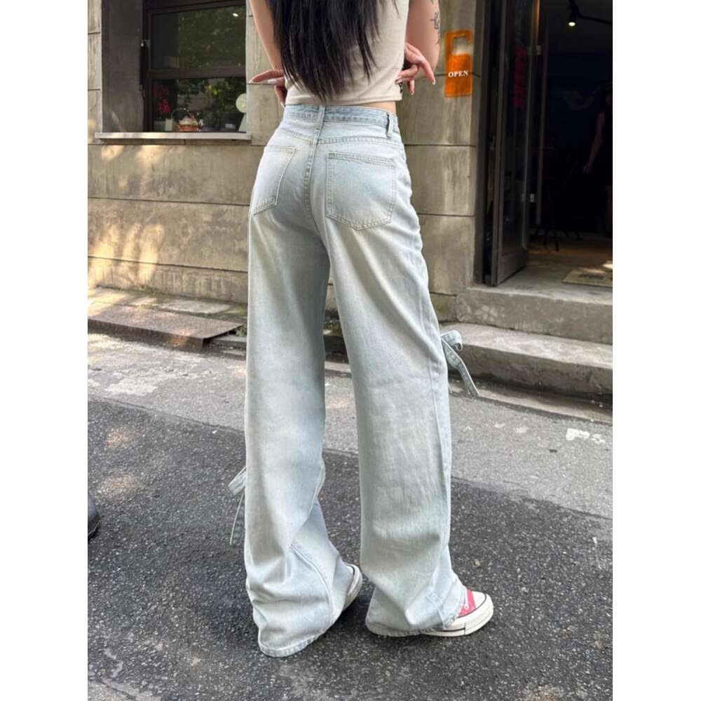 Jeans Womens Designer Trouser Legs Open Tight Ladies Fleece Thicken Warm Trousers Add Slimming Jean Pants Brand Women Clothing Embroidery Printing