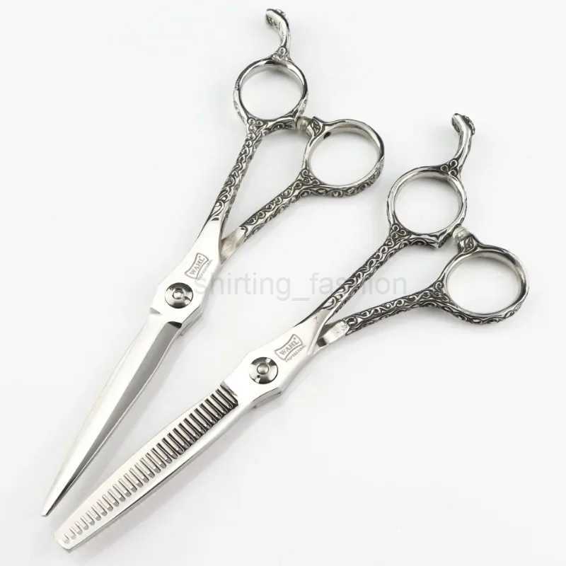 Professional Japan 440c Bearing hair scissors cutting barber haircut thinning shears hairdresser scissorsCL240715
