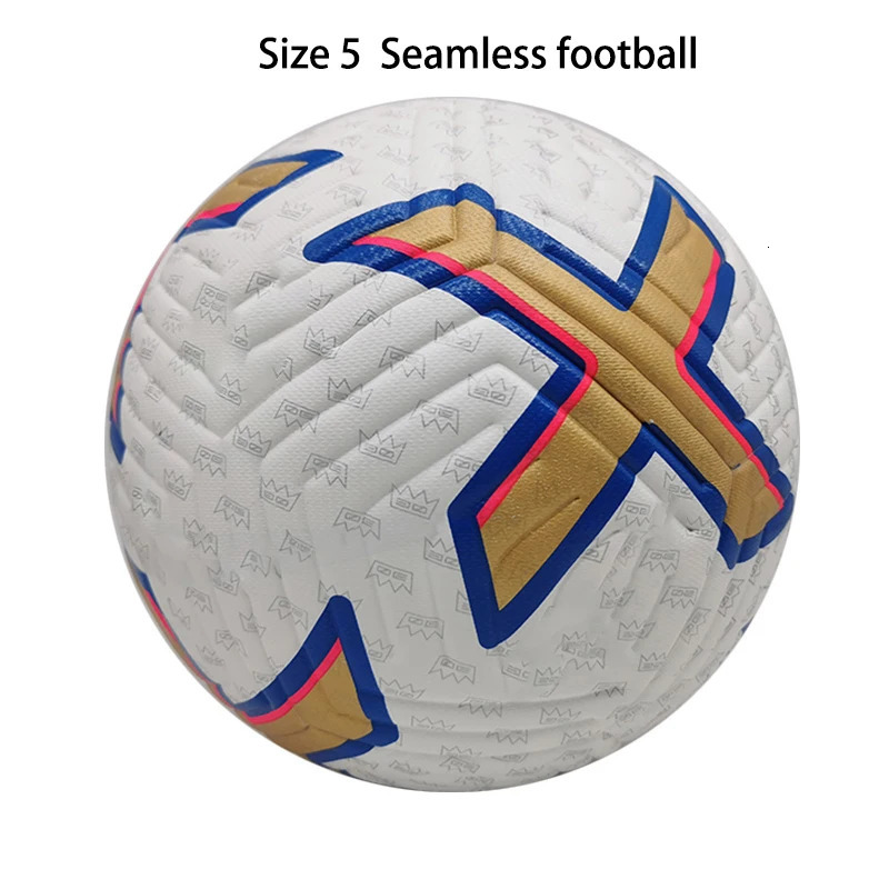 Seamless Soccer footy football training ball Size 5 PU Indoor Match outdoor for men women 240711