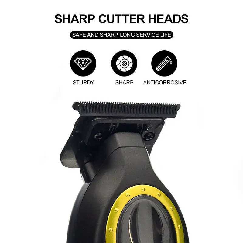 Professional Hair Clippers for Men Cord/Cordless Hair Cutting Kits Beard Trimmer T Barber Clippers with USB RechargeableM240715