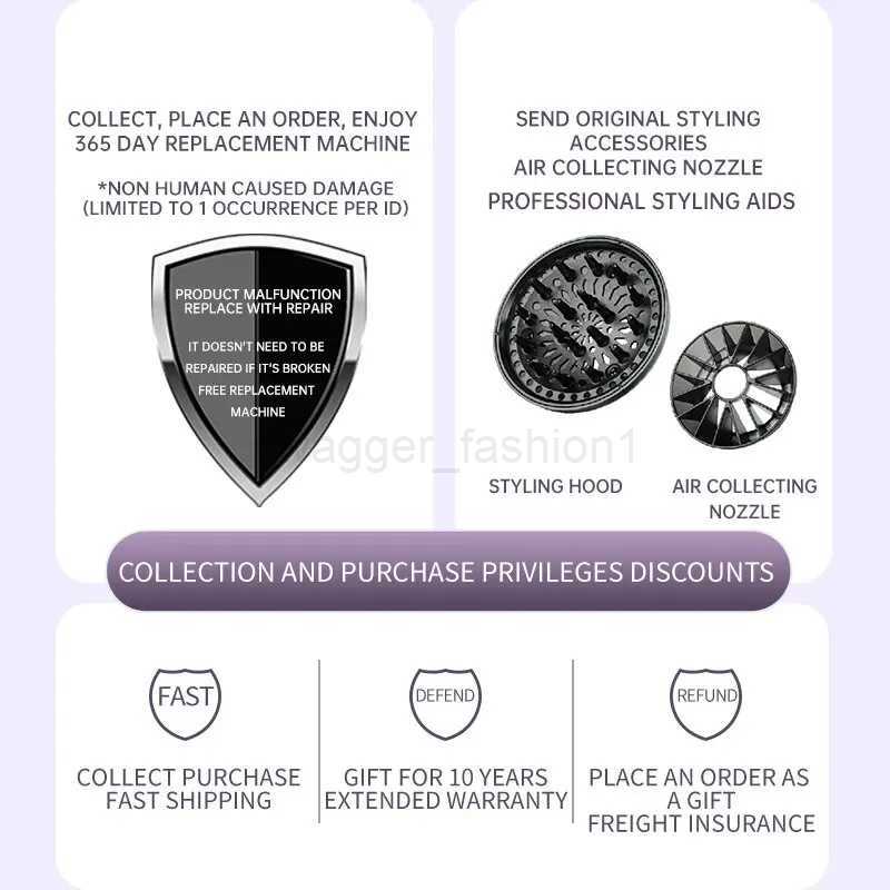 Hair Dryer 2400w High Speed Hair Dryer Hotel Home Hot And Cold Air Barber Shop Blue Light Does Not Hurt Hair Blower 3 LevelsBkl240717