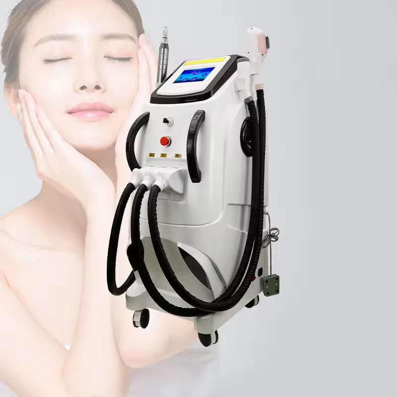 2024 Best Selling 4 In 1 Picosecond Laser Machine Opt Ipl RF Nd Yag Laser Tattoo Removal Machine 360 Magnetic Ipl Hair Removal Machine