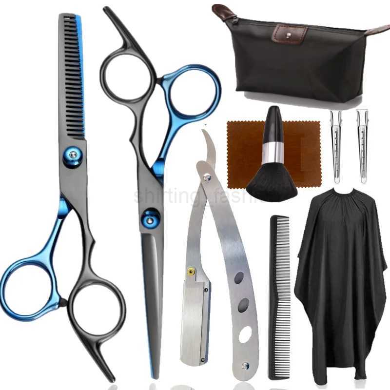 Hairdressing Scissors Set 6 Inch Hair Cutting Scissors Thinning Shears Hair Cutting Styling Accessories Tools Kit For Barber SCL240715
