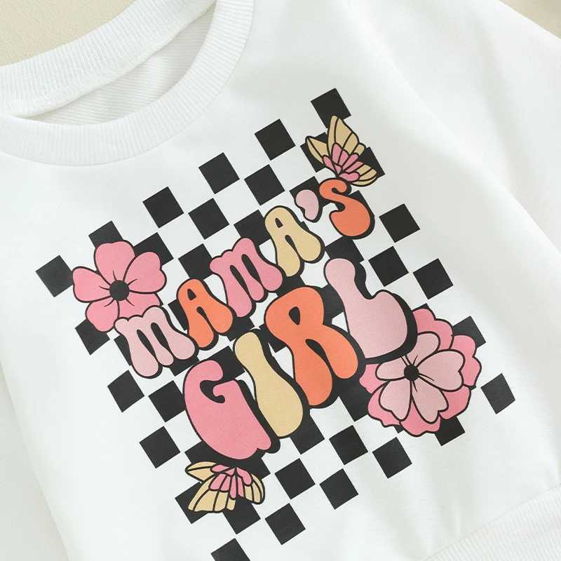 Clothing Sets 2023-08-14 Lioraitiin 0-3T Toddler Baby Girl Clothes Long Sleeve Pullover Sweatshirt Stretch Jogger Pants Infant Fall Outfit