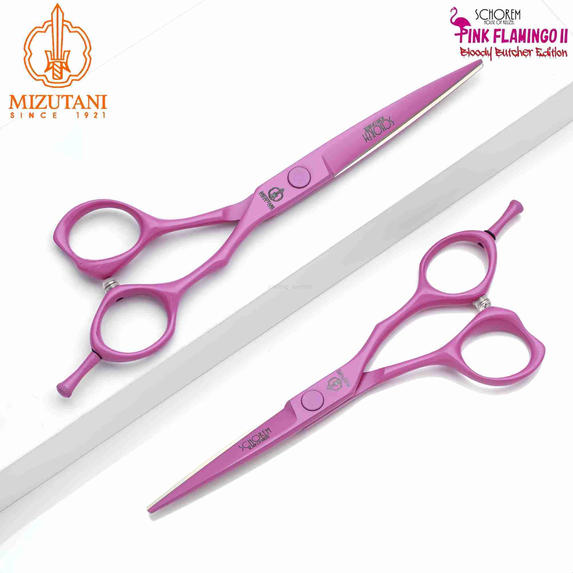 Mizutani Flamingo Professional Hair Scissors texture thinning shears color 440C steel 5.5-6-6.5-6.8-7inch hairdressing toolsCL240715