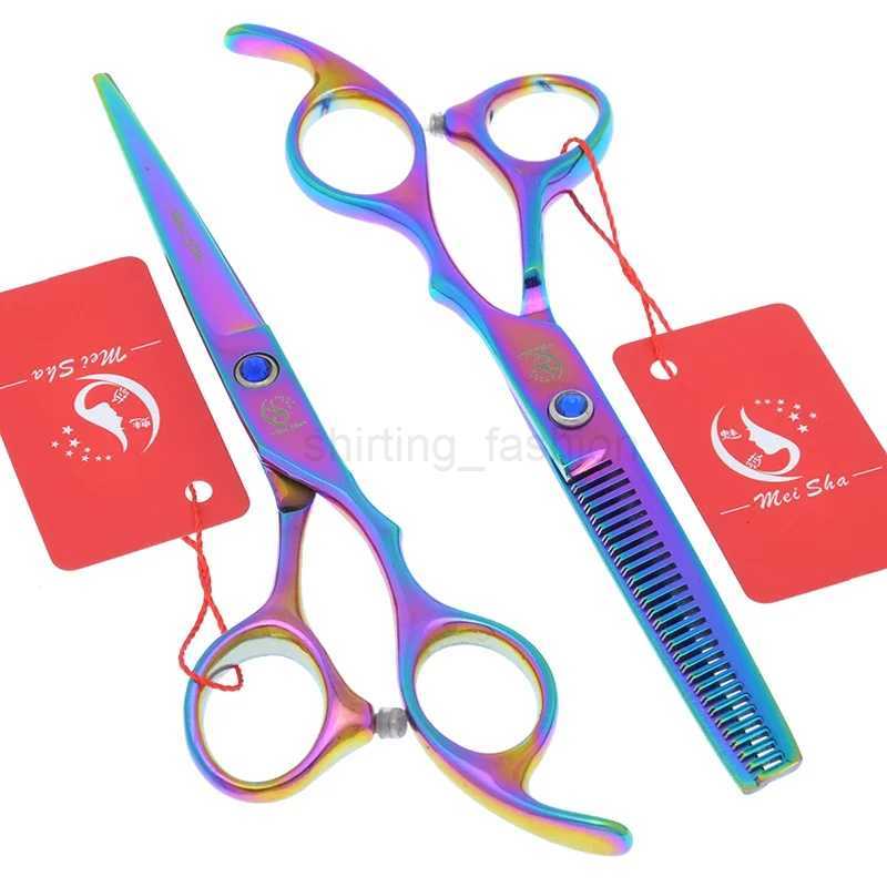 Meisha 6 inch Professional Hairdressing Scissors Set Japan Steel Barber Hair Cutting Thinning Shears Salon Haircut Tool A0174ACL240715