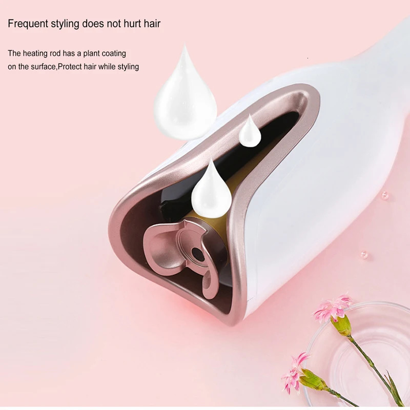 Auto Hair Curling Iron Ceramic Rotating Air Curler Air Spin Wand Styler Curl Machine Magic Hair Curler Automatic Hair Curler 240712