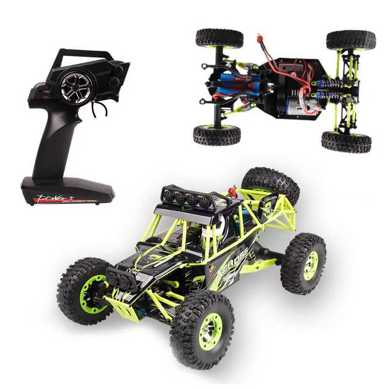 WL 12428 WLtoys 1/12 4WD RC Racing Car High Speed Off-Road Remote Control Alloy Climbing Truck LED Light Buggy Toys Kids GiftM240715 - view 6