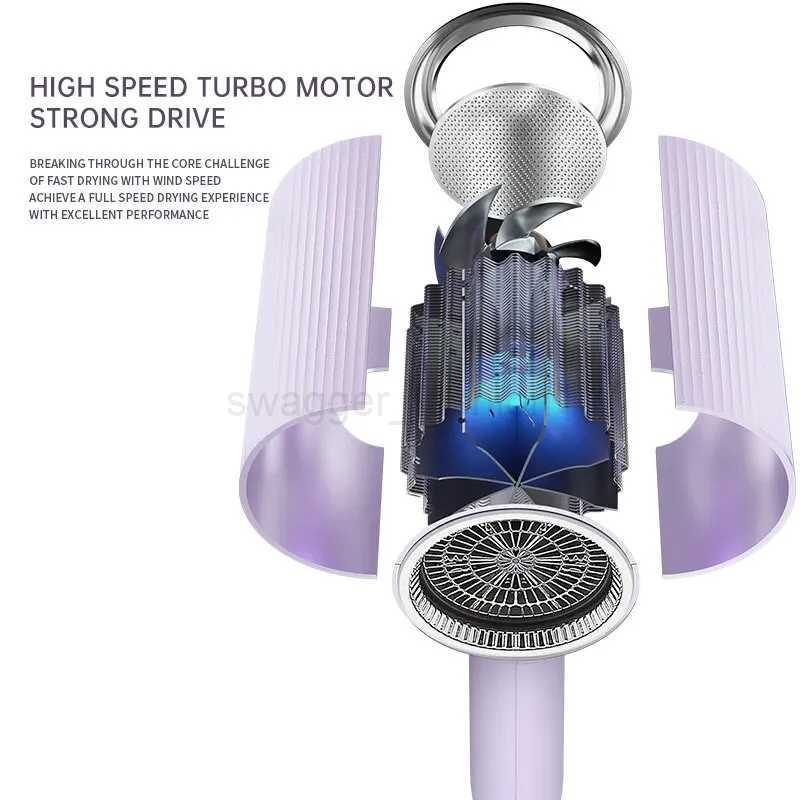 Hair Dryer 2400w High Speed Hair Dryer Hotel Home Hot And Cold Air Barber Shop Blue Light Does Not Hurt Hair Blower 3 LevelsBkl240717