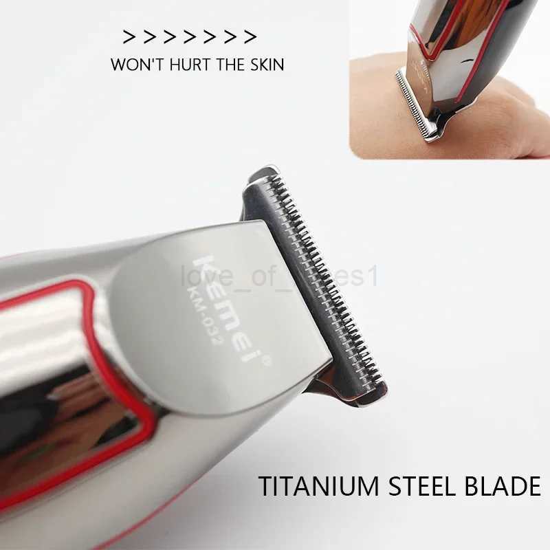 Kemei KM-032 Professional Hair Cutting Machine Grooming Trimmer for Men Finishing Haircut Cordless Clipper Electric Shaver BeardM240715
