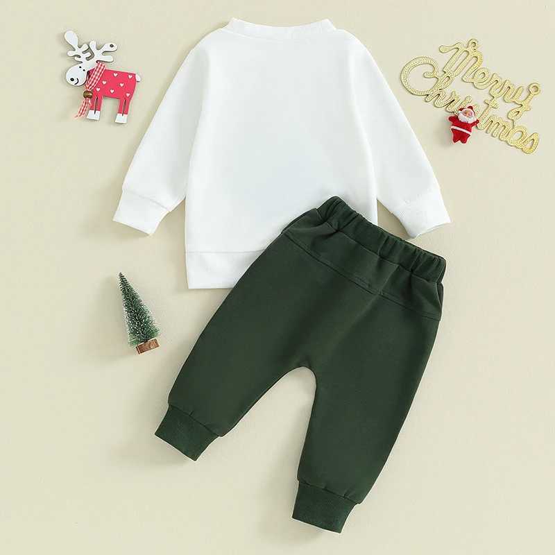 Clothing Sets Toddler Baby Boy Clothes Cotton Christmas Tree Embroidery Long-Sleeved Sweatshirts+Pants Infant Clothes 2pcs Suit Outfits
