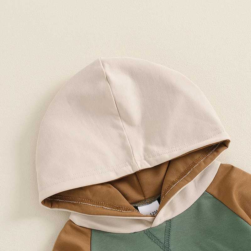 Clothing Sets Baby Boy Fall Tracksuit Outfits Classic Long Sleeve Contrast Color Hoodie Sweatshirts + Pants Set Toddler Winter Clothes