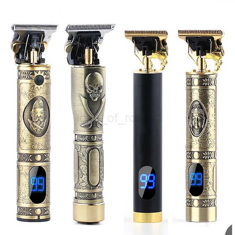 Professional Hair Clipper Beard Trimmer For Men Barber 0.1mm Clippers Hair Cutting Machine Hair Cut T trimmerM240715