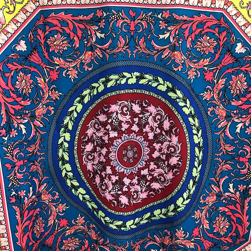 Bohemian Ethnic Retro Print Pattern Long Sleeve Shirt Holiday Casual Dress Men Clothes Hawaiian Shirts Slim Mode Chemise Homme 240708