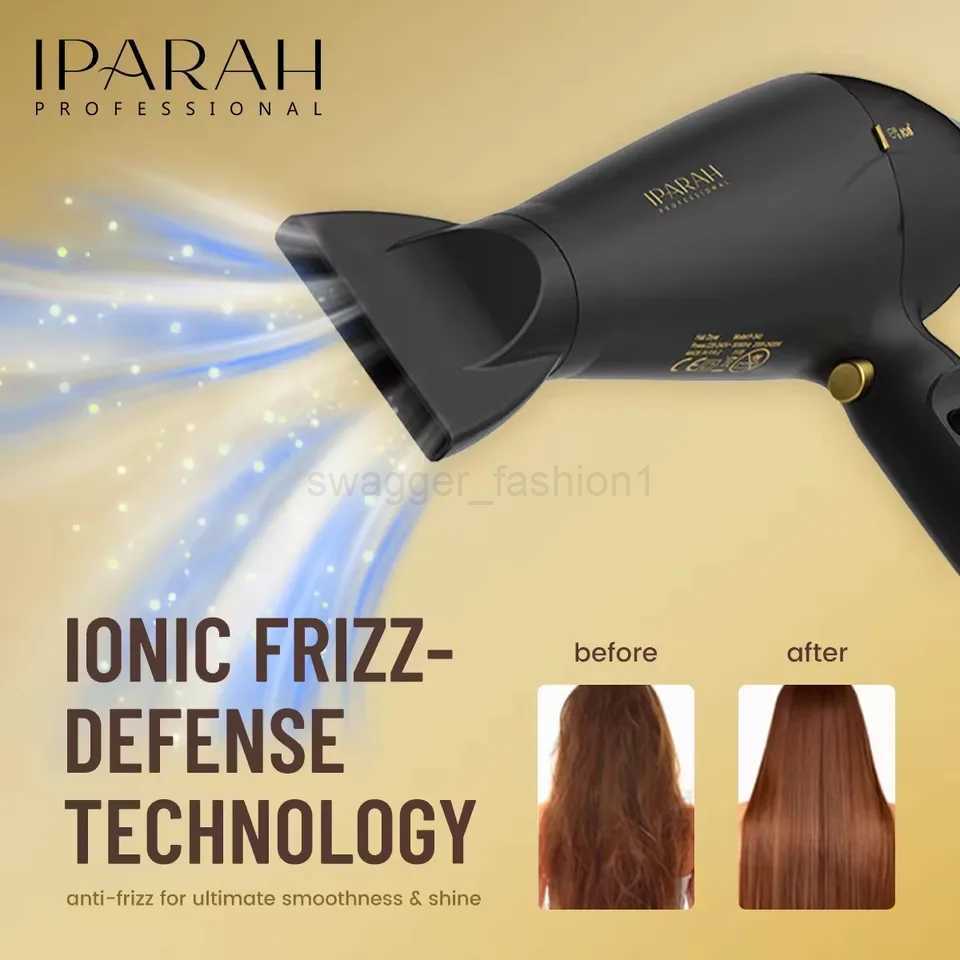 IPARAH Hair Dryer Professional Powerful Hair Dryer Low Noise Fast Heating Negative Ion Hair Care Blow Dryer Salon Tools P-340B240715