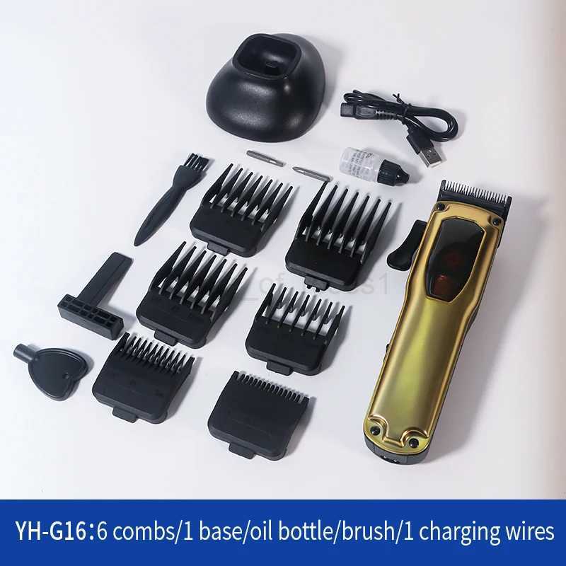 Electric Hair Clippers Magnetic Levitation Motor High-speed Rechargeable Cordless Hair Trimmer Beard Hair Cutting Machine EdgeM240715