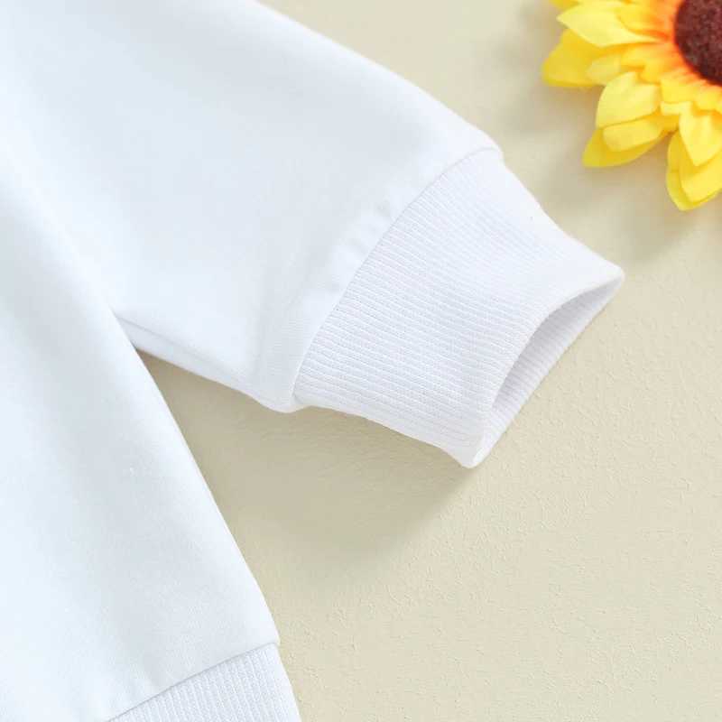 Clothing Sets 2023-09-08 Lioraitiin 0-3Y Baby Girls Clothes Outfits Letter Print Long Sleeve Sweatshirt and Floral Flared Pants Headband Set