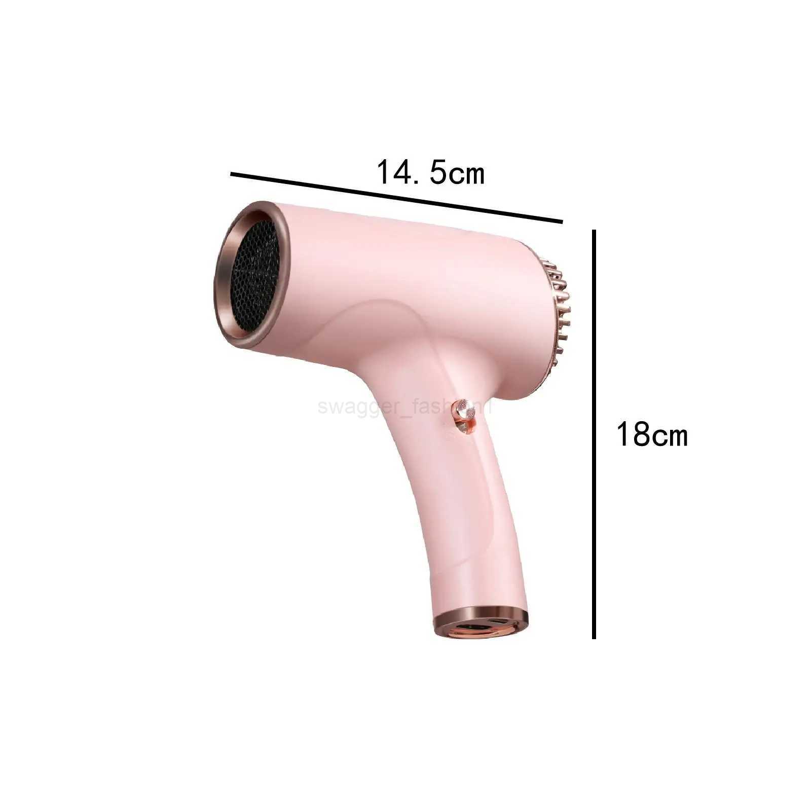 Portable Hair Dryer Blow Dryer Elegant Lightweight Low Noise Fast Drying Hair Care Dryer Hairdryer for Hotel DormB240715
