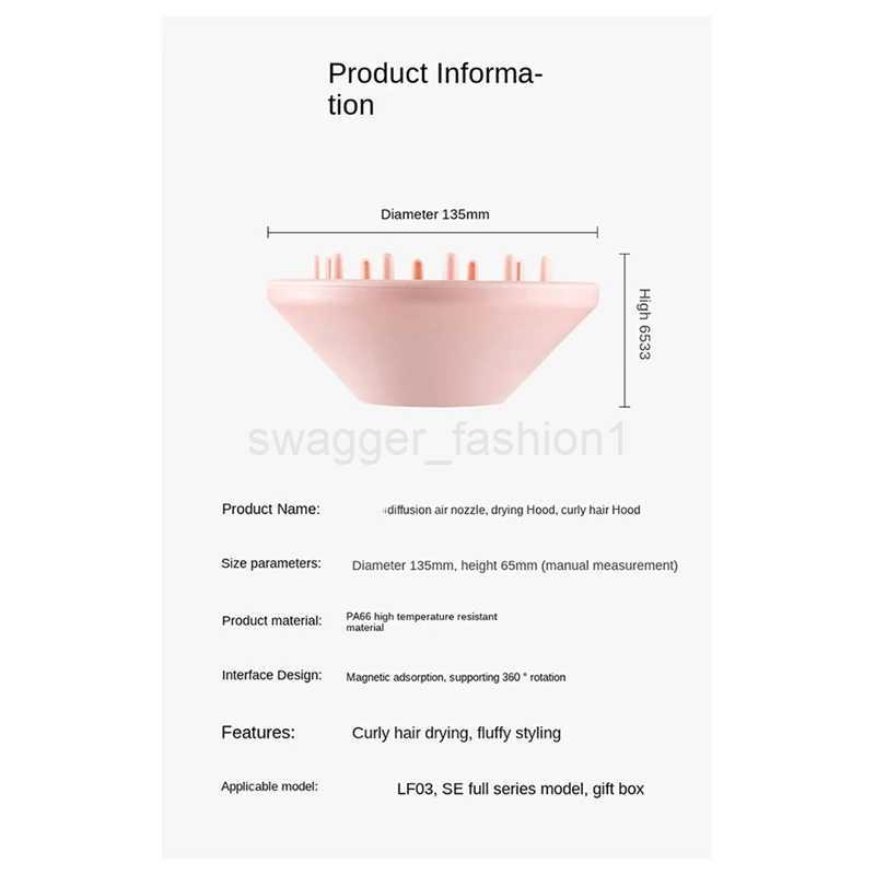 For Laifen Hair Dryer LF03/SE Laifen Diffusion Perm Curling Air Nozzle AccessoriesBkl240717