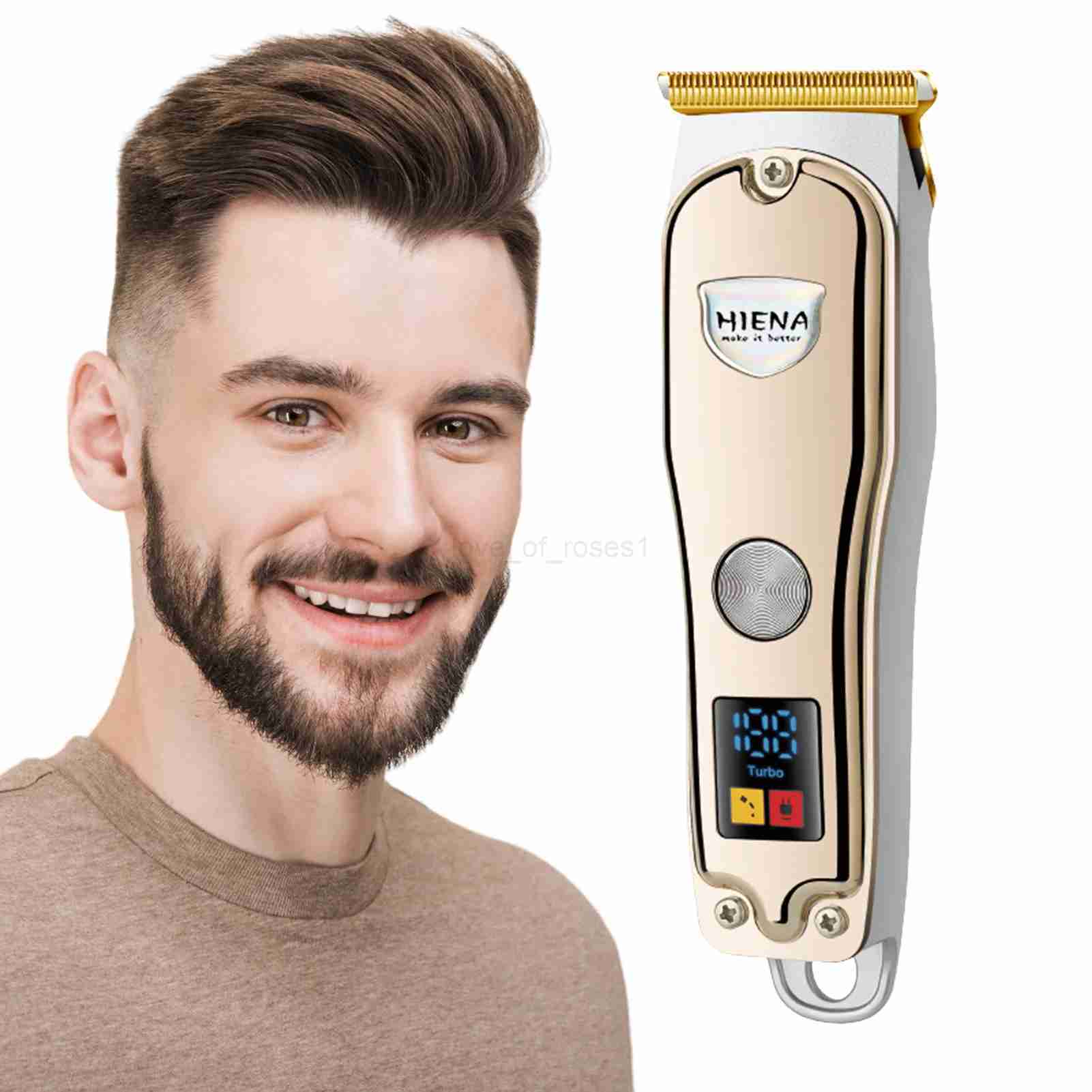 Salon Hair Electric Clipper Washable USB Rechargeable Clippers for Haircut Beard Shaver Barbershop FOU99M240715