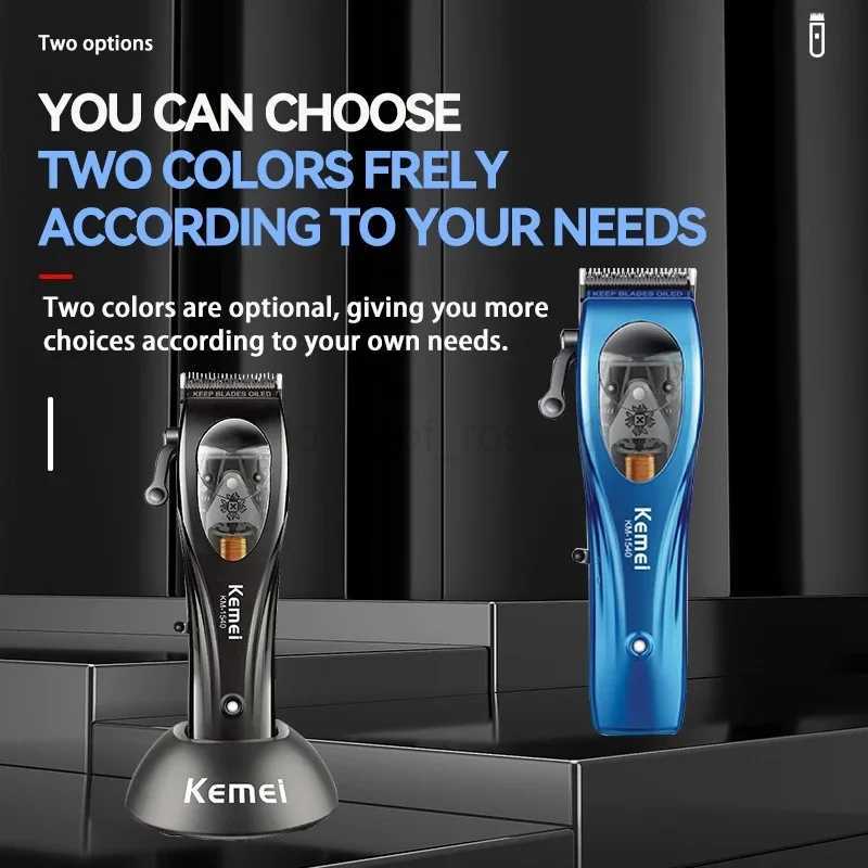 Kemei Professional Barber Cordless Hair Clipper Rechargeable Electric Hair Trimmer fade Hair Cutting Machine for Men Hair CutterM240715