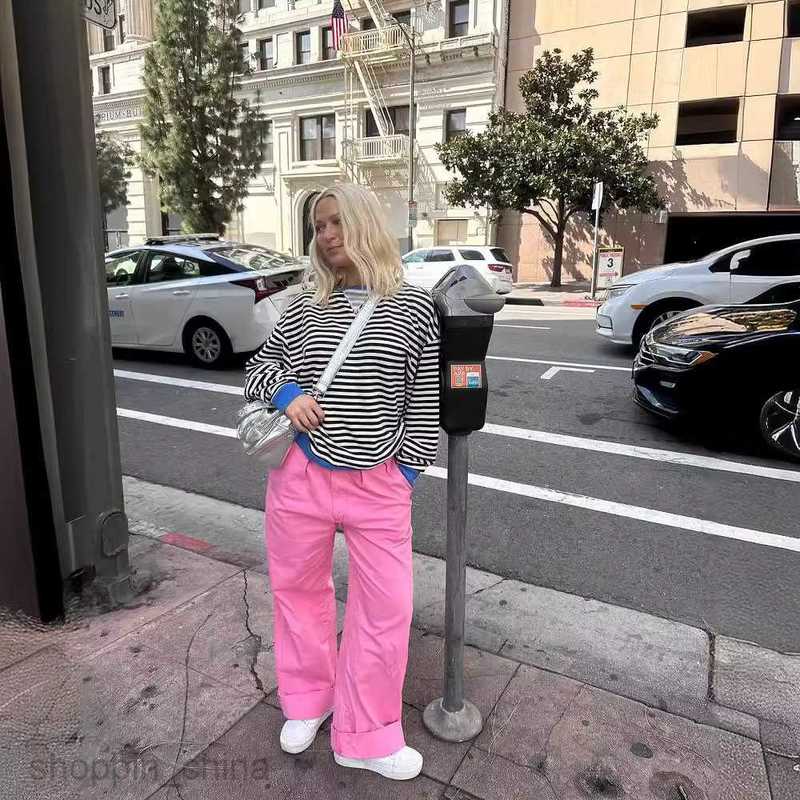 Women Hoodies Sweatshirts autumn/winter TIKTOK pure cotton women's loose casual striped hoodie for women Woman jogging suit