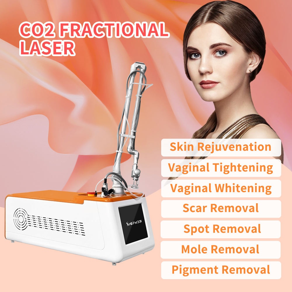 Professional Co2 Fractional Laser Skin Resurfacing Anti Aging Wrinkle/laser Pigment Removal/scar Removal Vaginal Tightening Machine