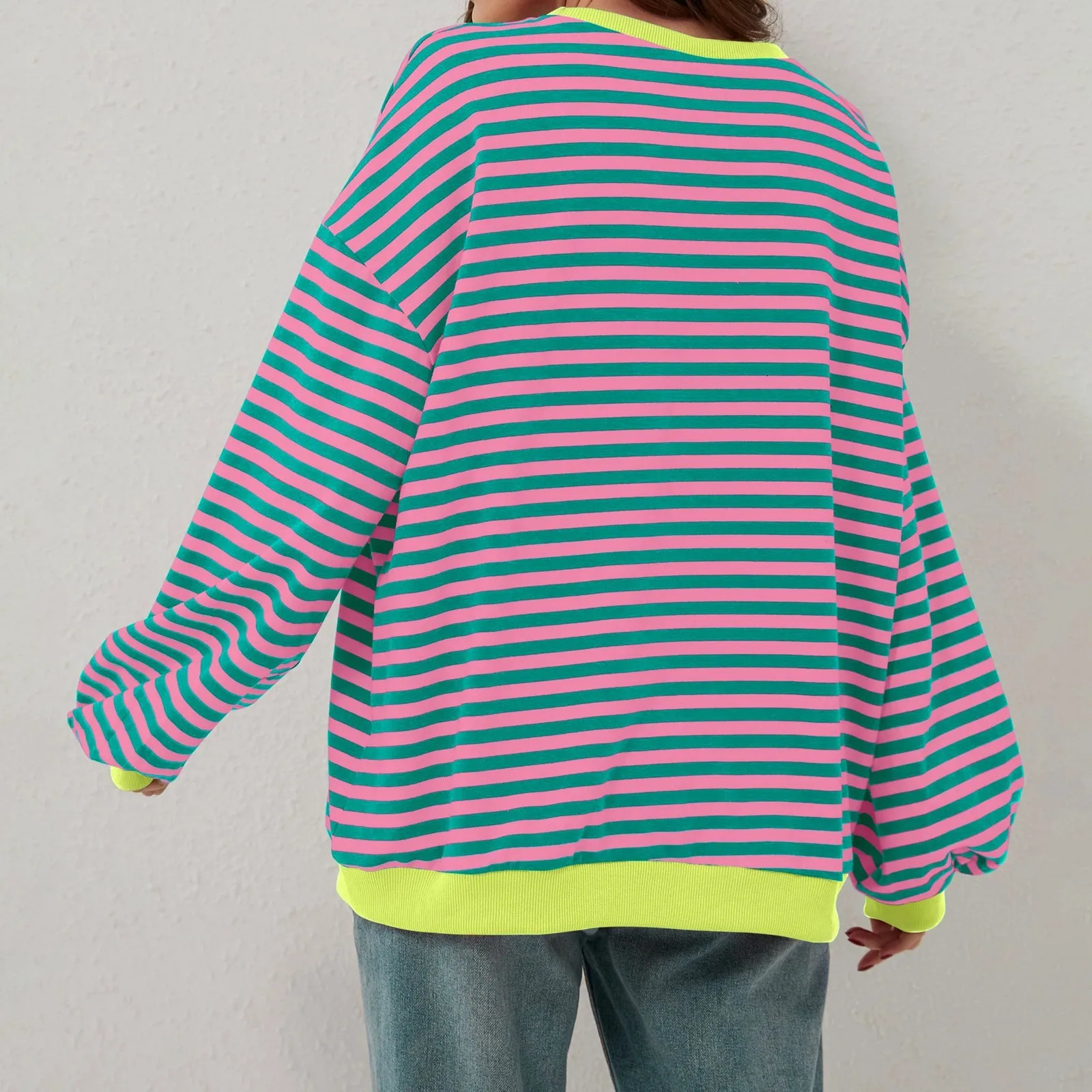 Long Sleeve T Shirt Women Cotton Womens Fashion Striped Turtleneck Tops 240712