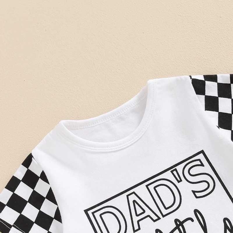 Clothing Sets 2024-03-20 Lioraitiin Toddler Boys Summer Shorts Sets Short Sleeve Letter Checkerboard Print Tops and Drstring Shorts Sets