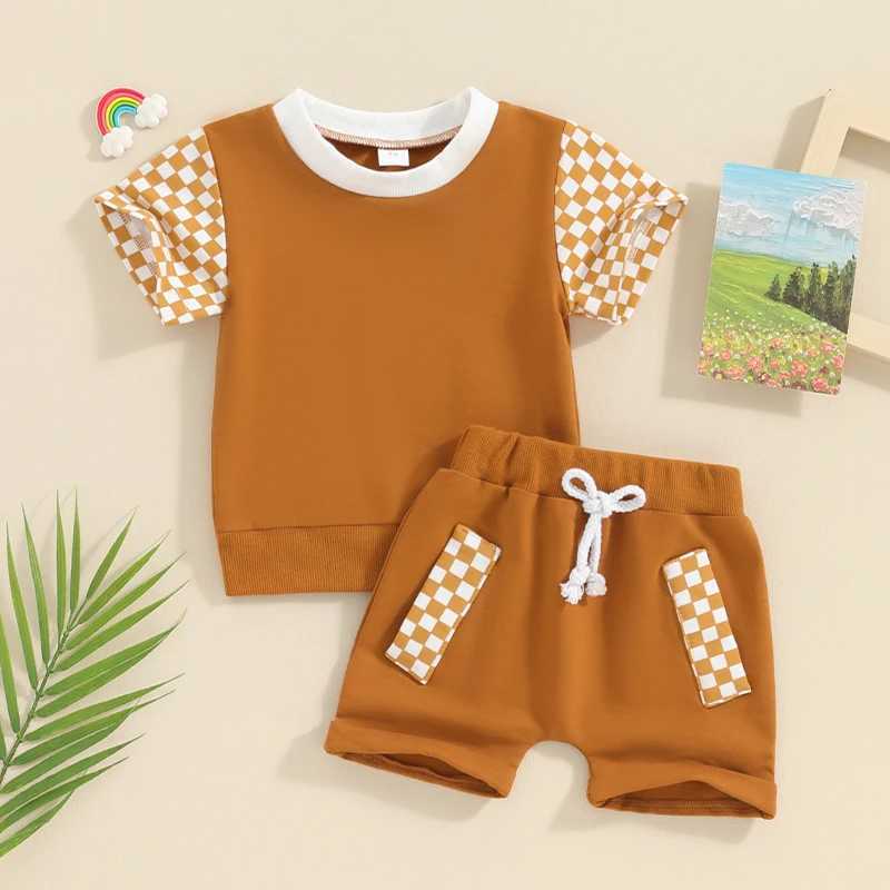 Clothing Sets 2023-12-16 Lioraitiin Toddler Baby Boy Summer Clothes Short Sleeve T Shirt Shorts Cute Infant baby Boy Outfit 2PCS Clothing Set
