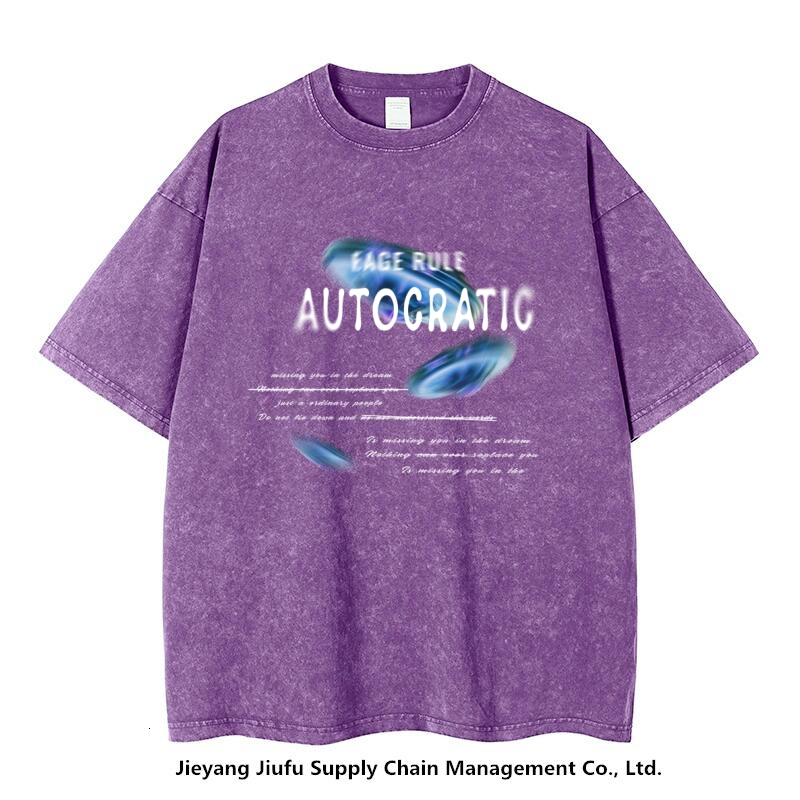 Fashionable fashion brand women's T-shirt washed cotton short sleeved slim fit loose and breathable T-shirt outdoor casual top