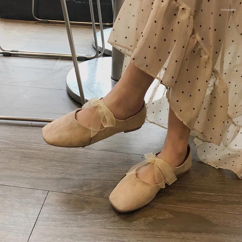 Casual Shoes NALISHA Women Flats Bailamos Comfortable Soft Boat Loafers Ballerina Shallow Round Toe Ballet Flat