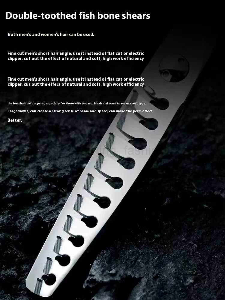 Mizutani VG10 Professional double tooth texture thinning shears 10%-60% hairdressing scissors Barber tool 5.5-6-6.5-6.8inchCL240715