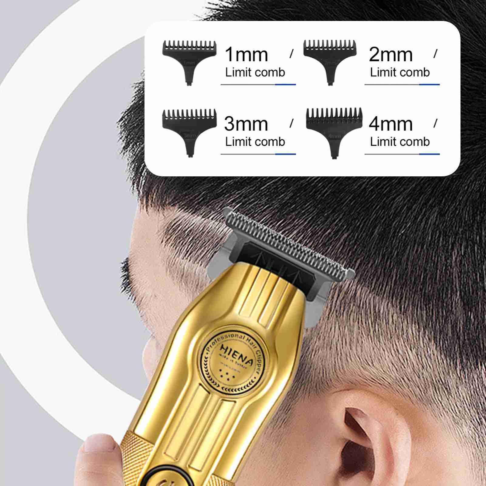 HIENA Hair Clippers professional barber machines Electric Hair Trimmer Precision Steel Hair cutting machine applianceM240715