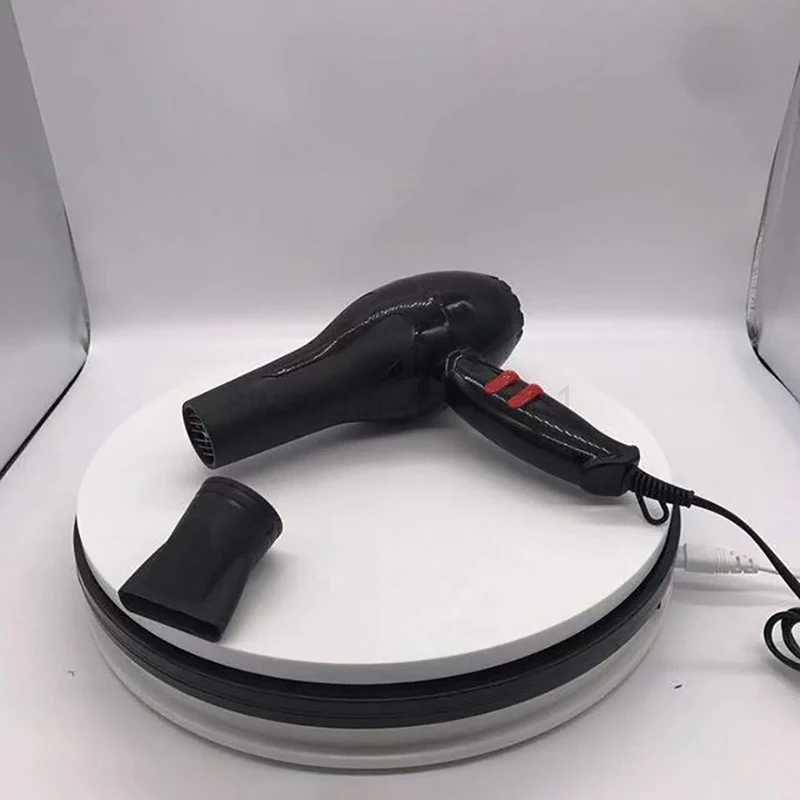 1PC Professional High Power Hair Dryer DC Motor Negative Ion Blow Dryer with 5 Speed Concentrator Attachment for Home BlackB240715