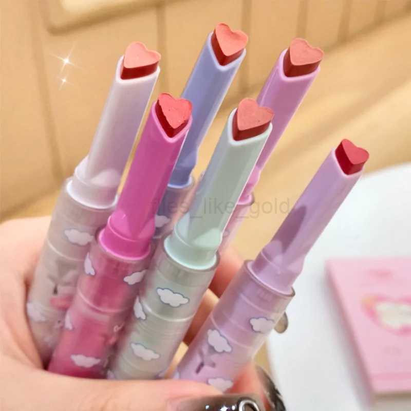 Matte Heart-shaped Lipstick Lasting Waterproof Non-stick Cup Lip Mud Pen Suit Clear Moisturizing Lip Gloss Outline Lip Cosmetics zxx240715