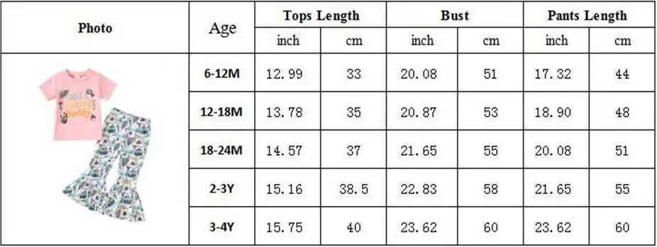 Clothing Sets 2024-04-30 Lioraitiin Baby Girl 2Pcs Summer Outfits Short Sleeve Fish Print T-shirt Tops + Flare Pants Set Toddler Clothes