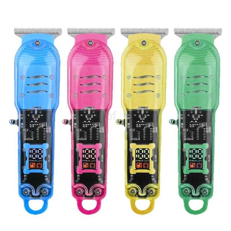 Transparent Hair Clipper Original Set Hair Clipper for Shaving for Boyfriend Barberia Atomizer Mens Electric Shaver ClippersM240715