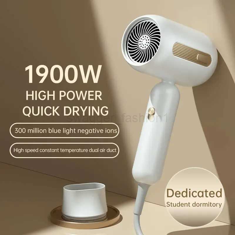 Professional Ionic Hair Dryer Powerful Quick Drying Hair Dryer Low Noise Hair Care Thermostat Portable Hair Dryers Accessories b240715