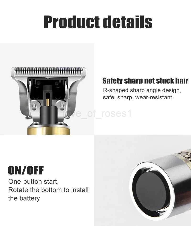 Barber trimmers Baldheaded Hair Clipper Electric hair trimmer Cordless Shaver Trimmer Men Barber Hair clipper machineM240715
