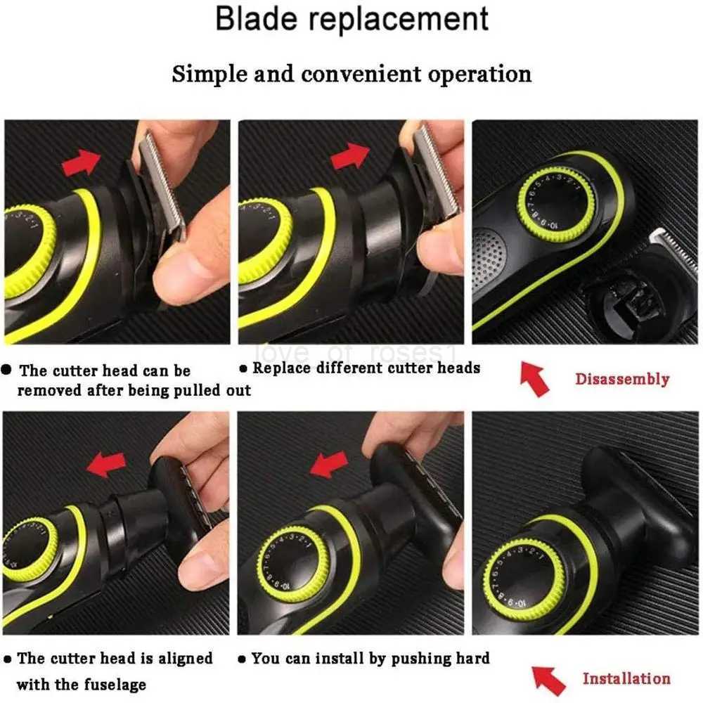 Kemei 696 Electric Hair Clipper Multifunctional Trimmer For Men Electric Shaver For Mens Razor Nose 5 In 1 Professional TrimmerM240715