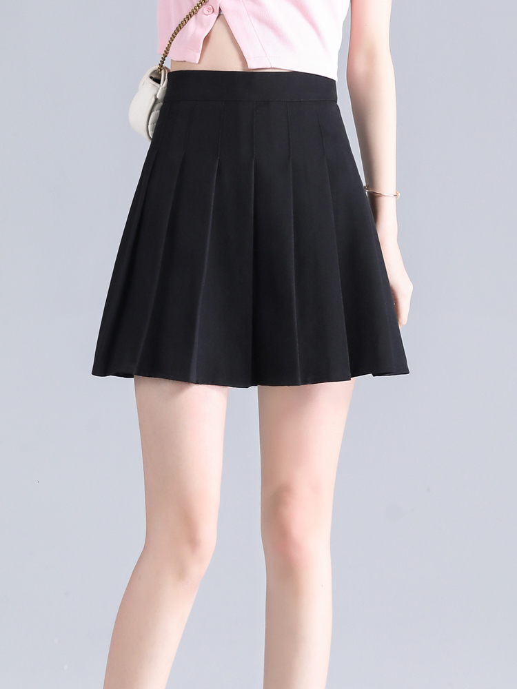 New Women's 100 fold Fashion Small Girls' Versatile Half length Skirt, Ladies' Summer Dress Short Skirt