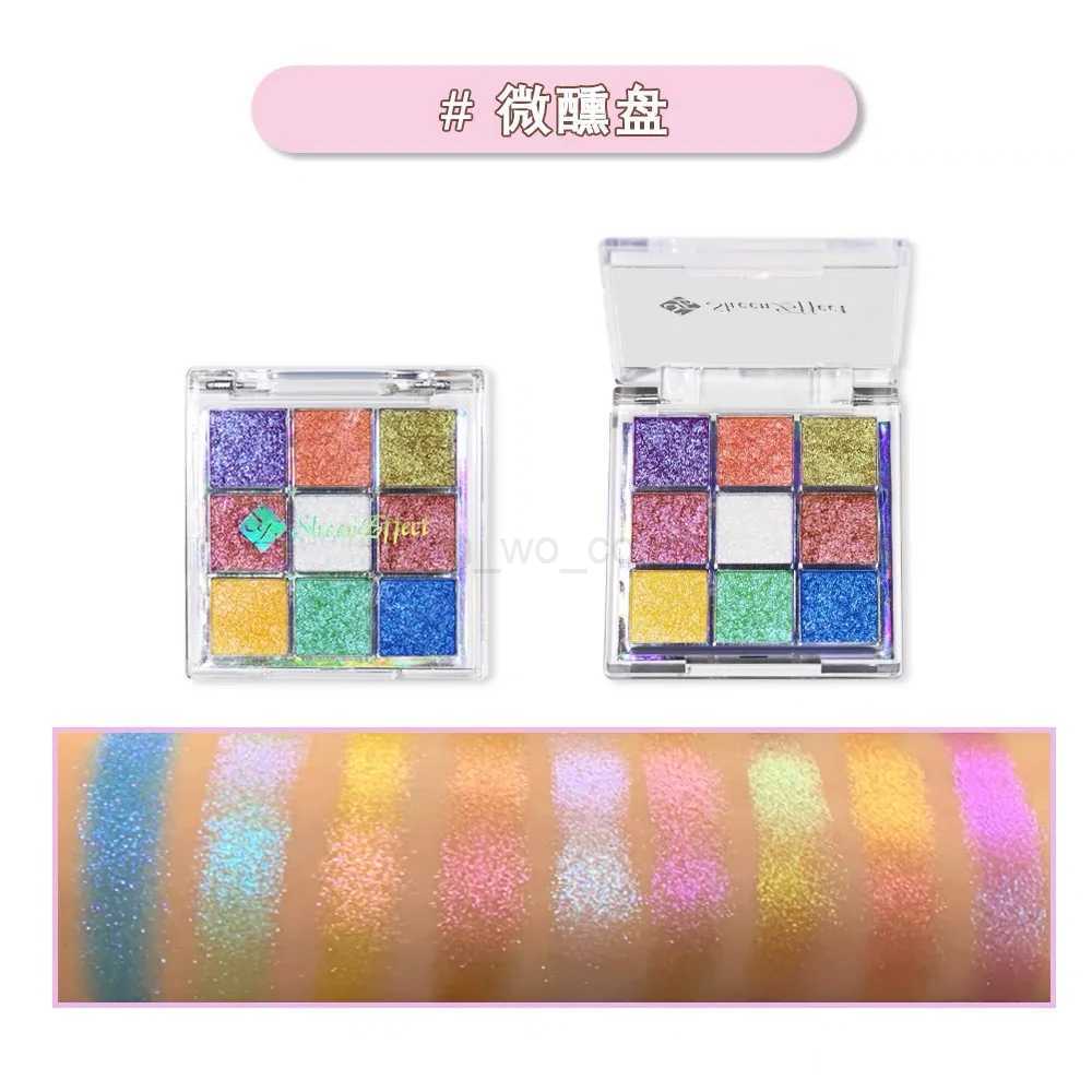 Sheeneffect 9 Color Eyeshadow Plate Chameleon Delicate And Shimmer EyeshadowM240715