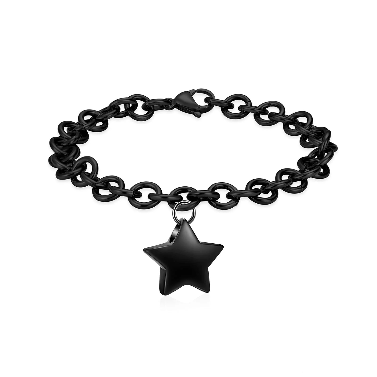 Cremation Jewelry Star Urn Ashes for Women Gilrs Keepsake Bangle Memorial Link Bracelet designer bracelet women luxury jewelry gold mens bracelet desi - view 7