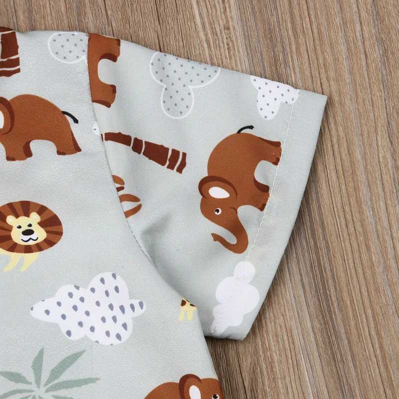 Clothing Sets Pudcoco US Stock Summer Toddler Baby Kids Boy 1-6T Formal Clothing Set Shirt Tops+Pants Gentleman Outfits Clothes 2PCS Set