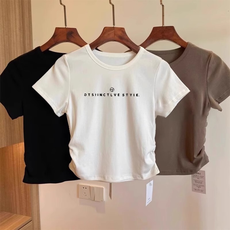 Summer cotton short sleeve t shirt men women sweatshirt letter diamond embroidery crew neck Tshirt Casa Blanca Designer tshirt womens pullover shirts