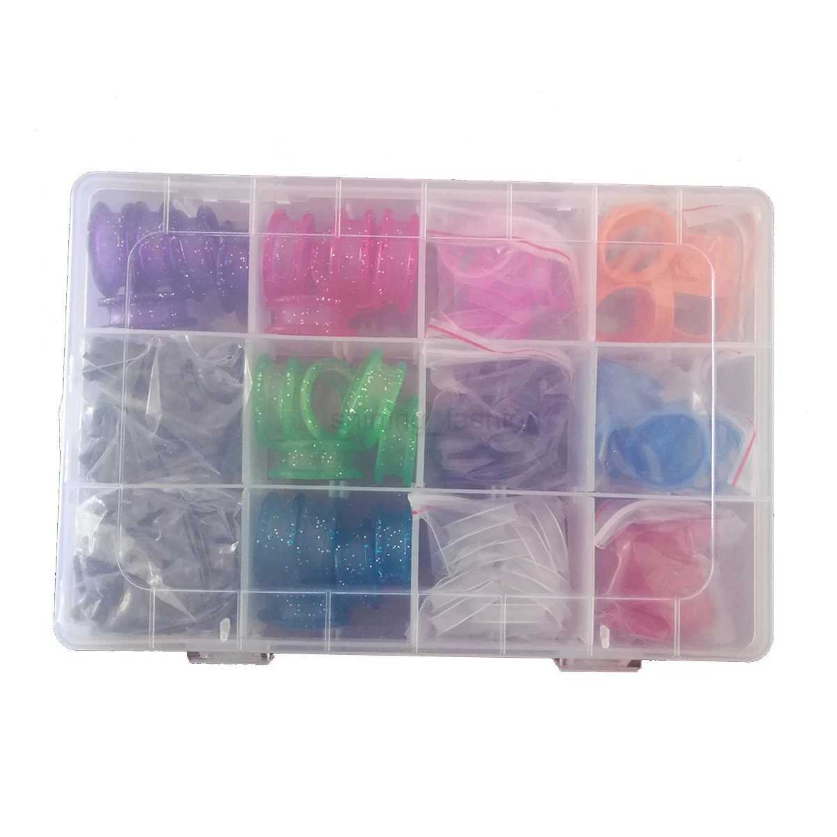 280PCS Finger Rings Inserts and Bumper fit any Hairdressing Scissor replacement partsCL240715