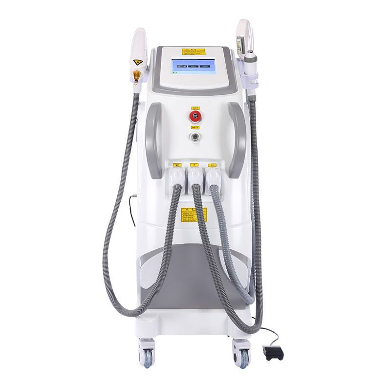 Professional 3 In 1 IPL Machine RF OPT Hair Removal nd yag Picosecond Laser Q Switch Pico Laser Removal Tattoo Machine